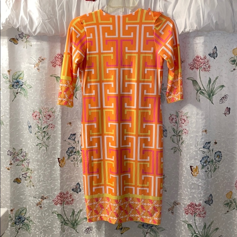 Bright Abstract Dress - Picture 3 of 3